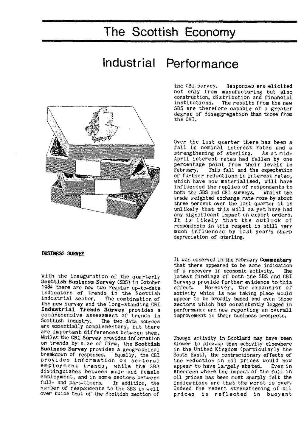 The Scottish Economy Industrial Performance