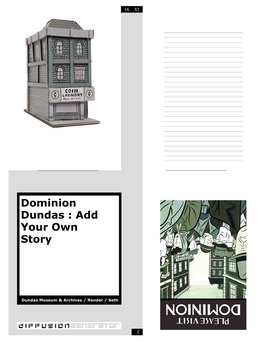 Dominion Dundas : Add Your Own Story Dundas Museum & Archives / Render / Seth Created On: Wed Jan 21 15:10:06 2009
