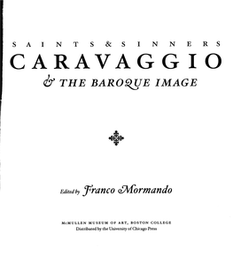 Caravaggio & the Baroque Image