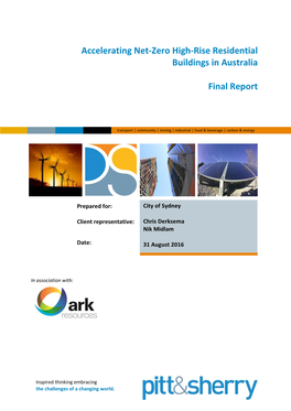 Accelerating Net-Zero High-Rise Residential Buildings in Australia