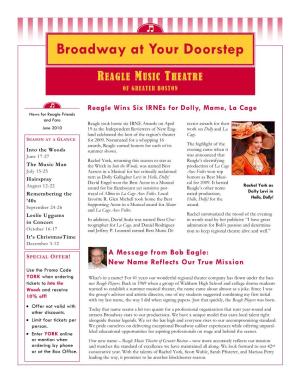 Broadway at Your Doorstep
