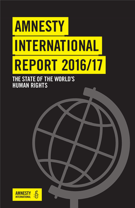 Amnesty International Report 2016/17 Amnesty International