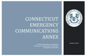 Connecticut Emergency Communications Annex