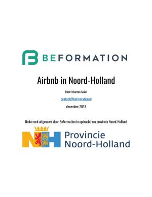 Airbnb in Noord-Holland