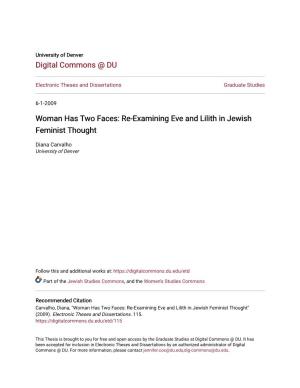 Re-Examining Eve and Lilith in Jewish Feminist Thought