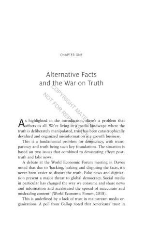 Alternative Facts and the War on Truth