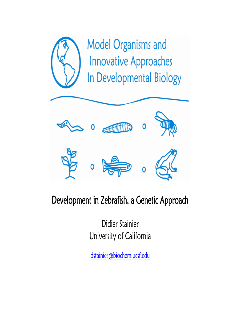 Development in Zebrafish, a Genetic Approach