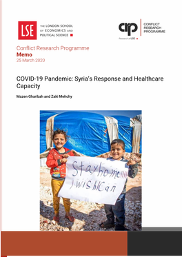 COVID-19 Pandemic: Syria's Response and Healthcare Capacity