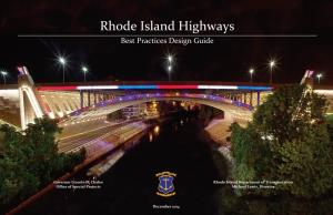 Rhode Island Highways Best Practices Design Guide