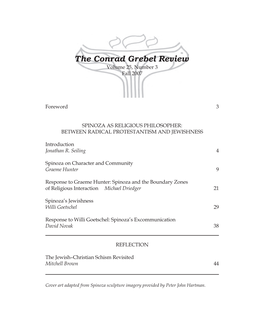 The Conrad Grebel Review Volume 25, Number 3 Fall 2007