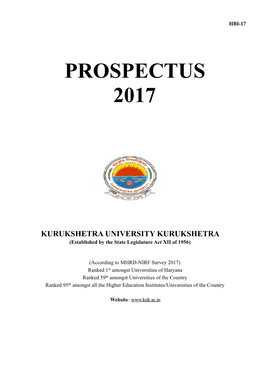 Prospectus 2017
