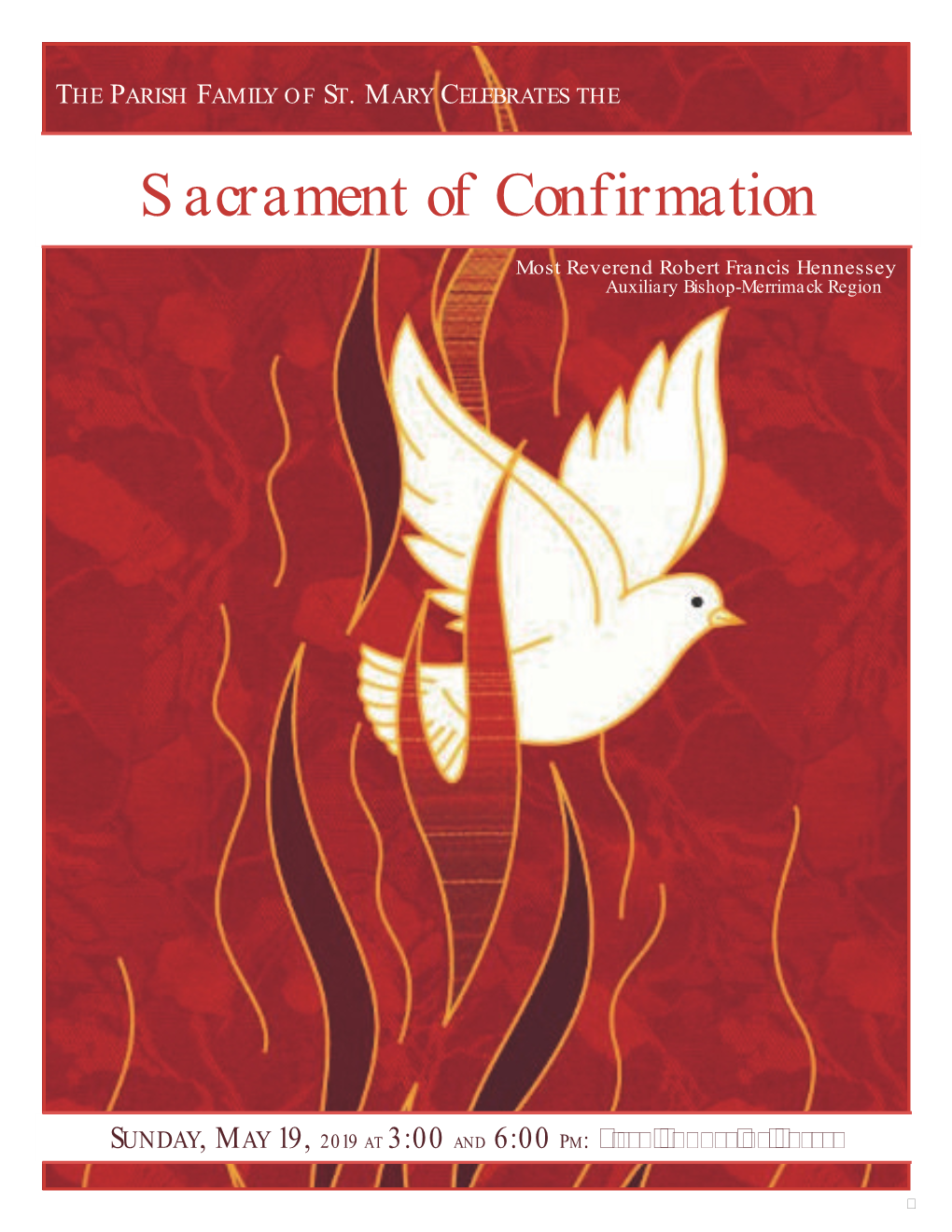 Sacrament of Confirmation