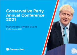 Conservative Party Annual Conference 2021