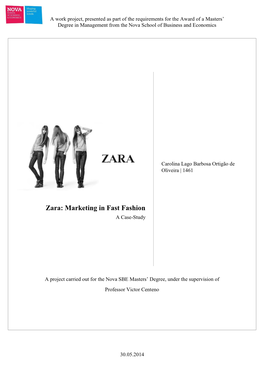 Zara: Marketing in Fast Fashion a Case-Study
