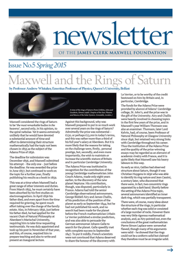 Maxwell and the Rings of Saturn