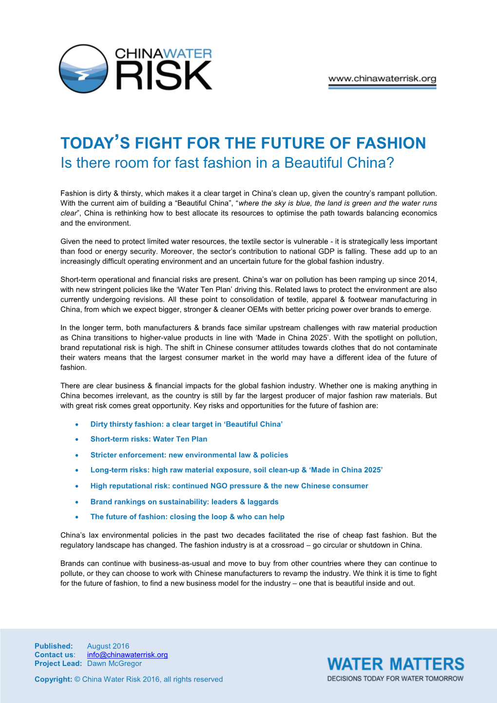 Today's Fight for the Future of Fashion