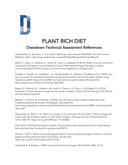 References PLANT RICH DIET