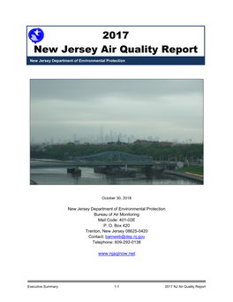 2017 New Jersey Air Quality Report