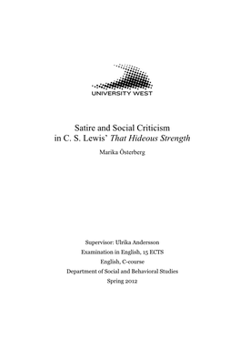 Satire and Social Criticism in C