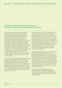 Threats and Opportunities in the Landscape