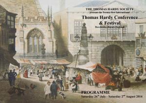 Thomas Hardy Conference & Festival