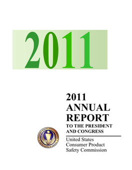 CPSC 2011 Annual Report to the President and Congress