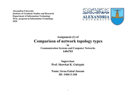 Comparison of Network Topology Types in Communication Systems and Computer Networks 1404703