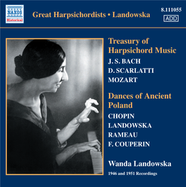 Treasury of Harpsichord Music Dances of Ancient Poland