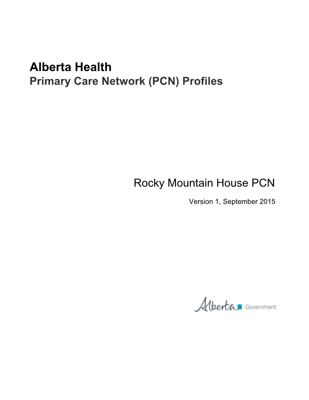 Rocky Mountain House PCN