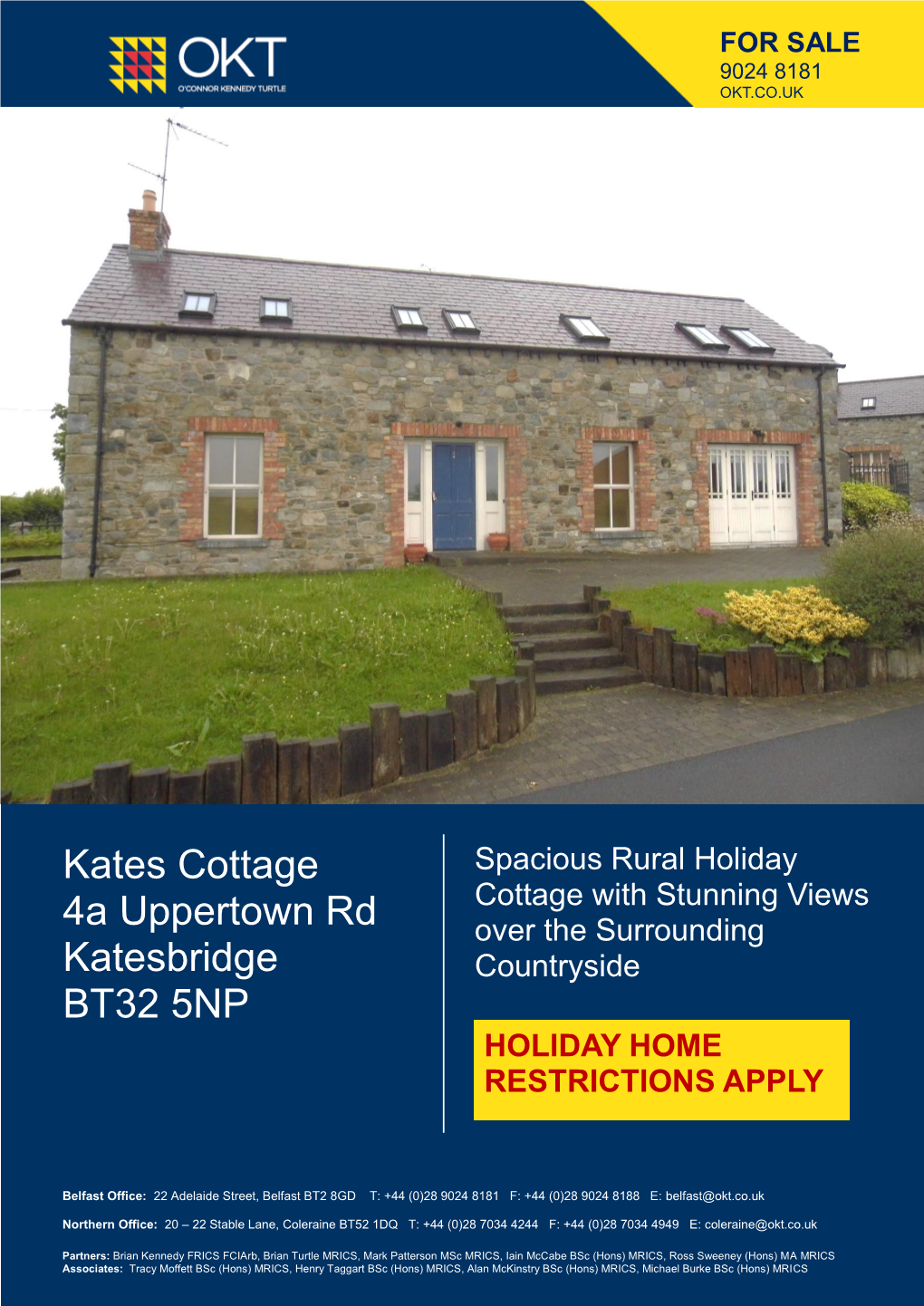 Kates Cottage 4A Uppertown Rd Katesbridge BT32