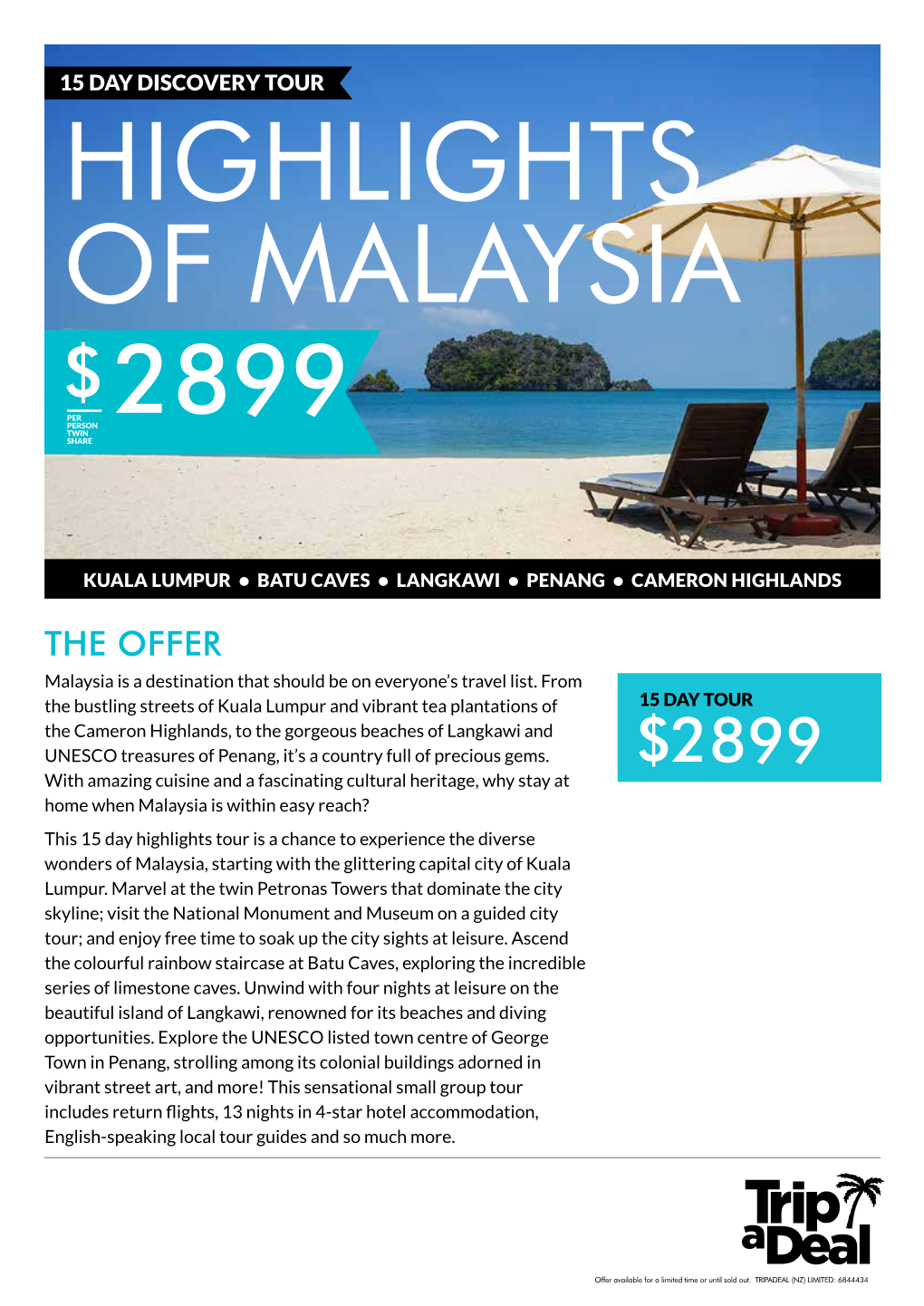 THE OFFER Malaysia Is a Destination That Should Be on Everyone’S Travel List
