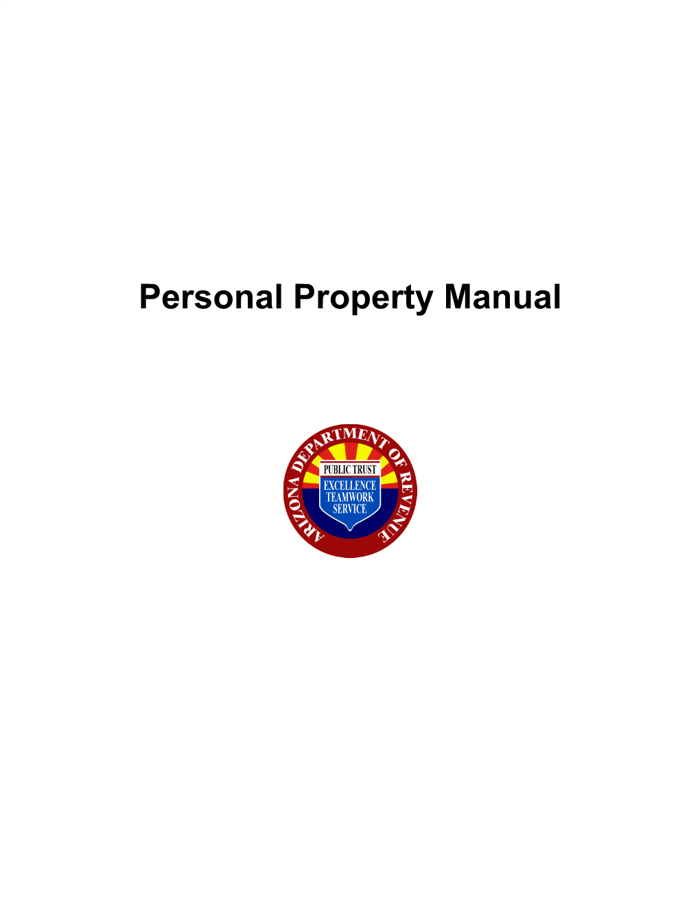 Personal Property Manual