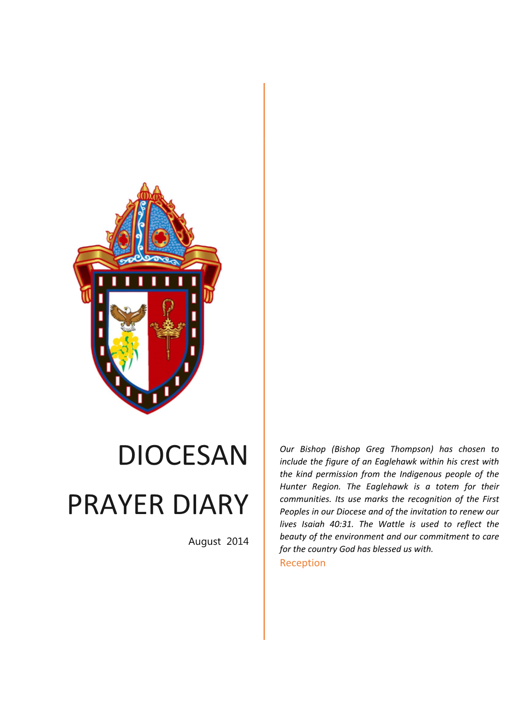 Diocesan Prayer Diary