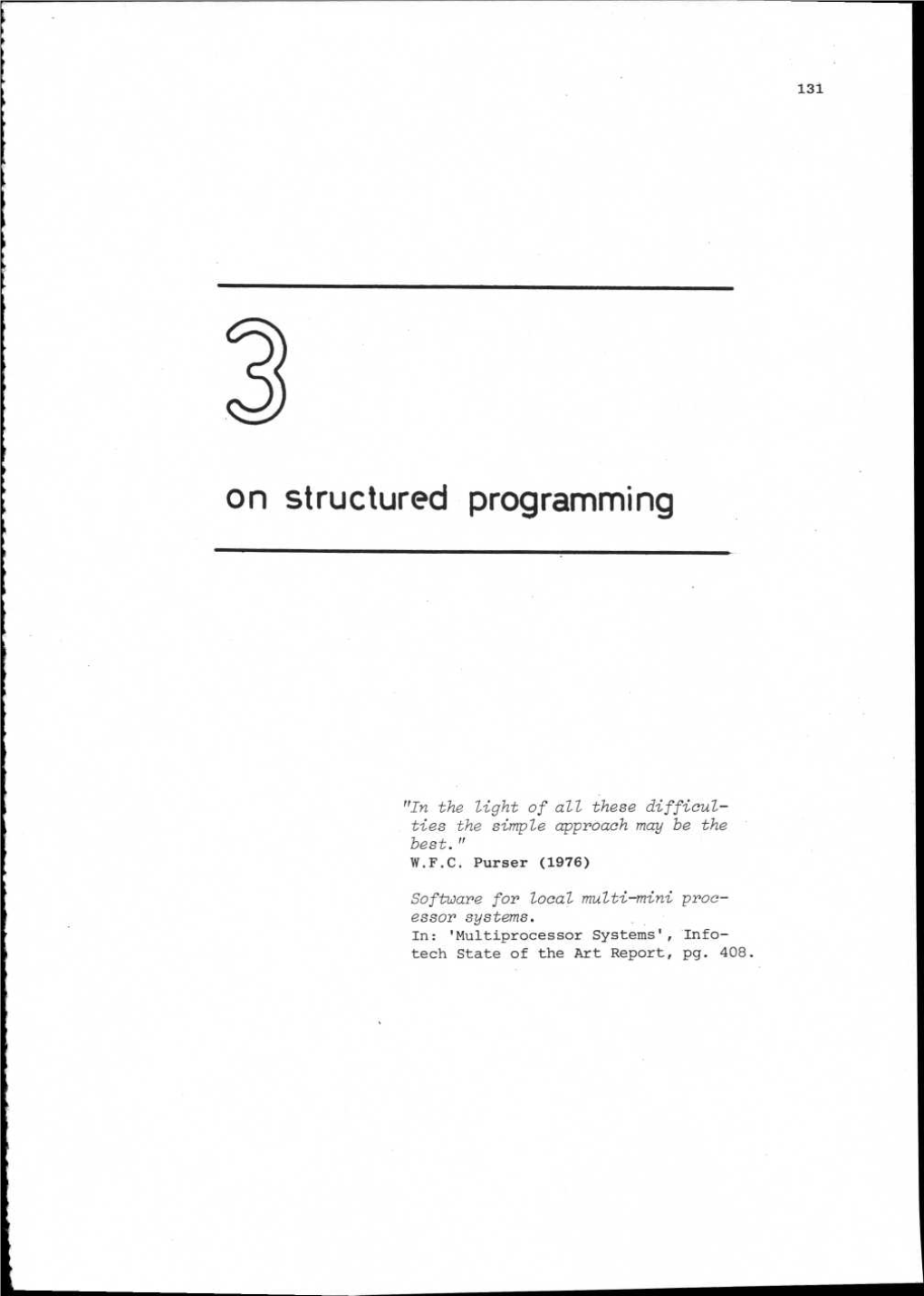 Chapter 3, on Structured Programming