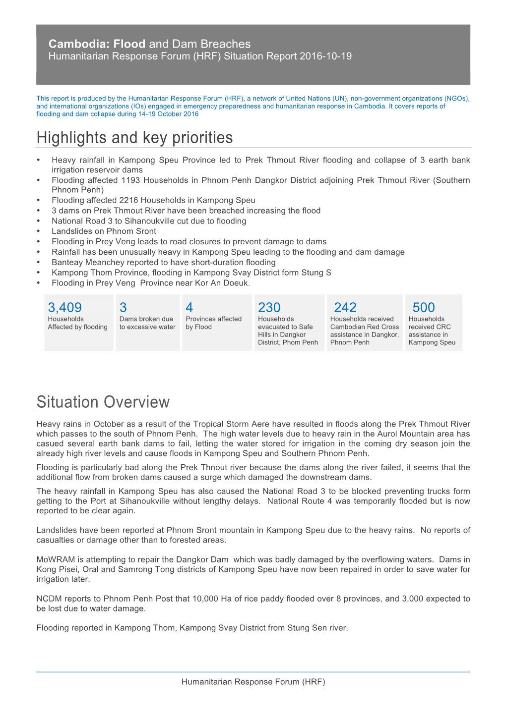 19-10-2016 Sitrep Floods 1.Pdf (English)