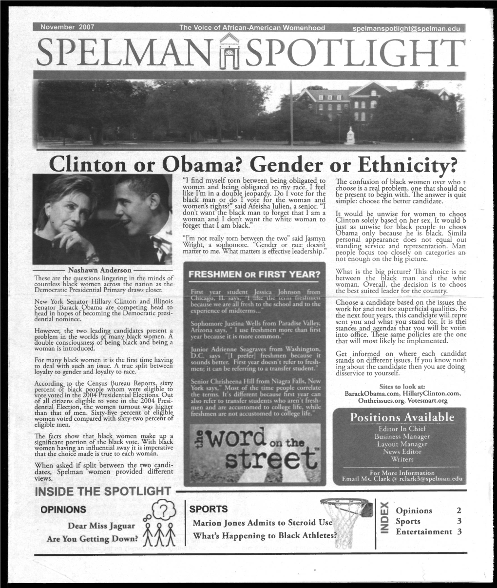 Spelmanmspotlight