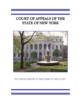 2017 Annual Report of the Clerk of the Court