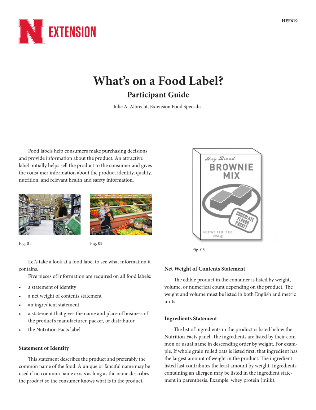 What's on a Food Label?