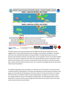 The MJO Continues to Be Weak According to Both the RMM And