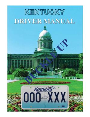 Kentucky Driver Manual Is Also Available on the Internet
