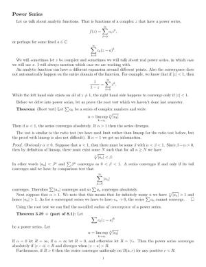 Lecture Notes for Math 522 Spring 2012 (Rudin Chapter 8)