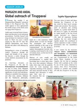 Global Outreach of Tiruppavai Sujatha Vijayaraghavan