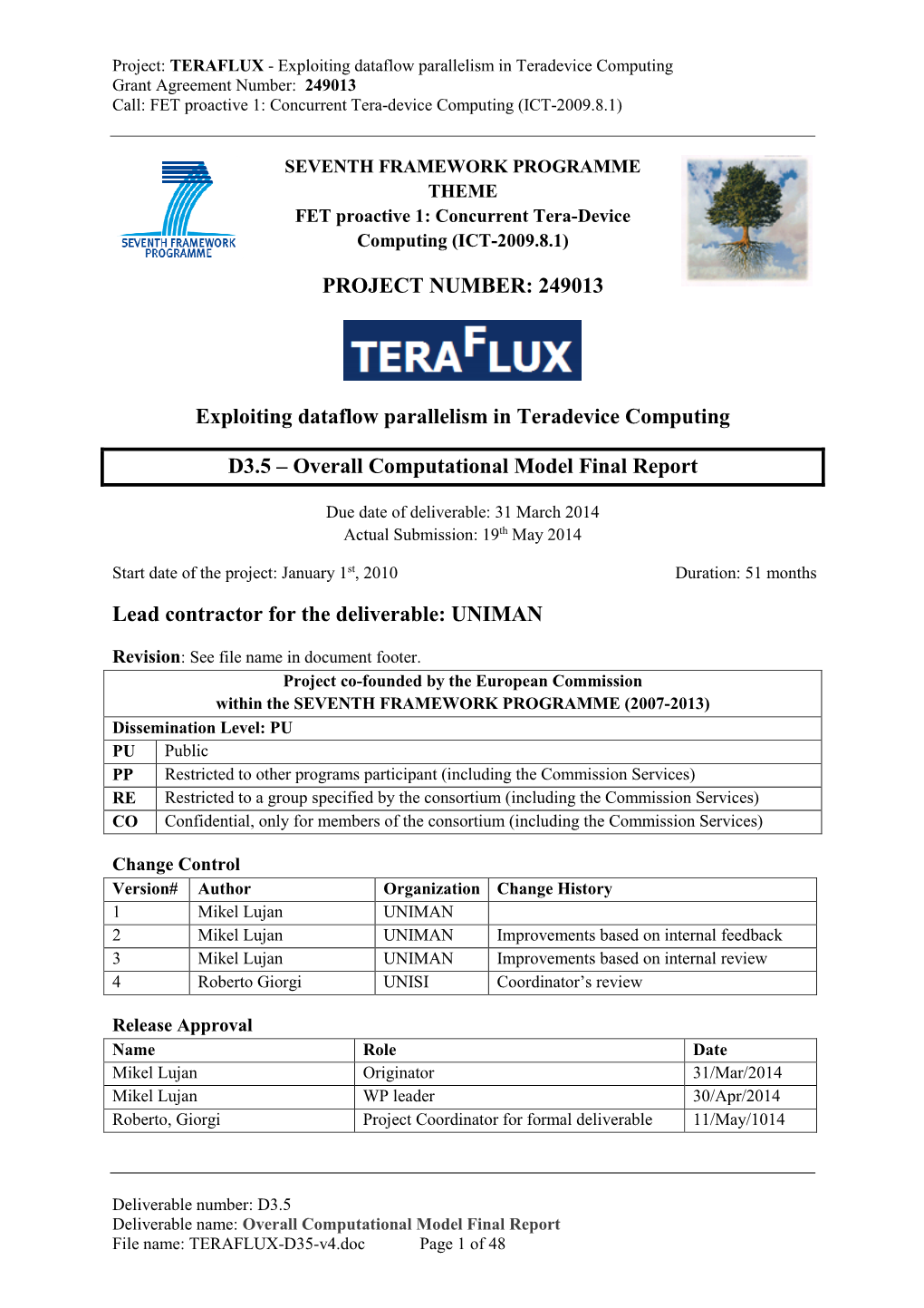 Overall Model Final Report