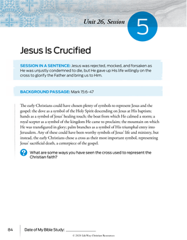 Jesus Is Crucified