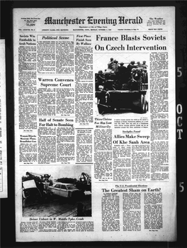 France Blasts Soviets on Czech Intervention