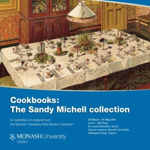 Cookbooks: the Sandy Michell Collection