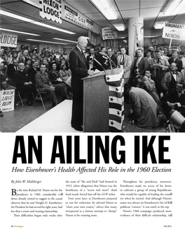 An Ailing Ike How Eisenhower’S Health Affected His Role in the 1960 Election