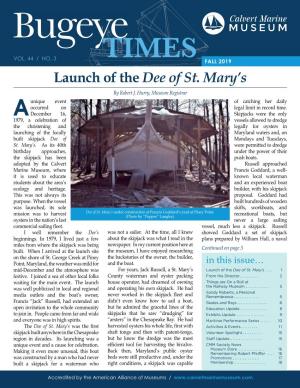 Launch of the Dee of St. Mary's