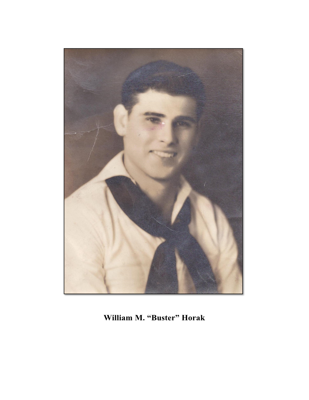 William M. “Buster” Horak