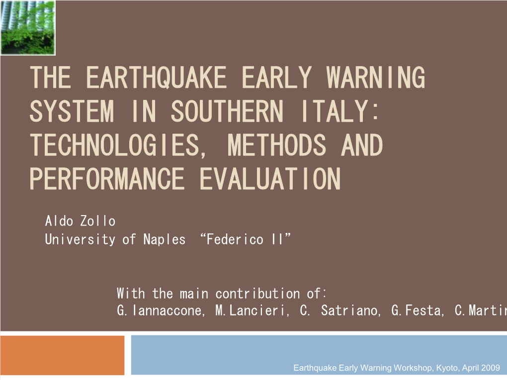 Real Time Processing and Seismic Alert With